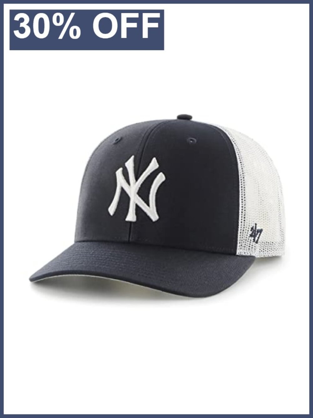 47 MLB Trucker Snapback Adjustable Hat Adult Structured Mesh Back